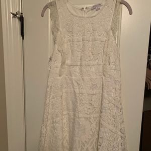 Lace Off-white Dress